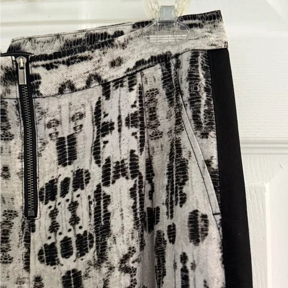 BCBGMaxAzria RASHA Black and White Wide Leg Pants Size Small - Picture 7 of 16